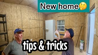 Transform a metal shed. Insulate & finish walls into a workshop- store or tiny home
