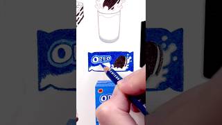 [ARCHIVE] Cute Oreo original snack doodle #shorts Diary drawing