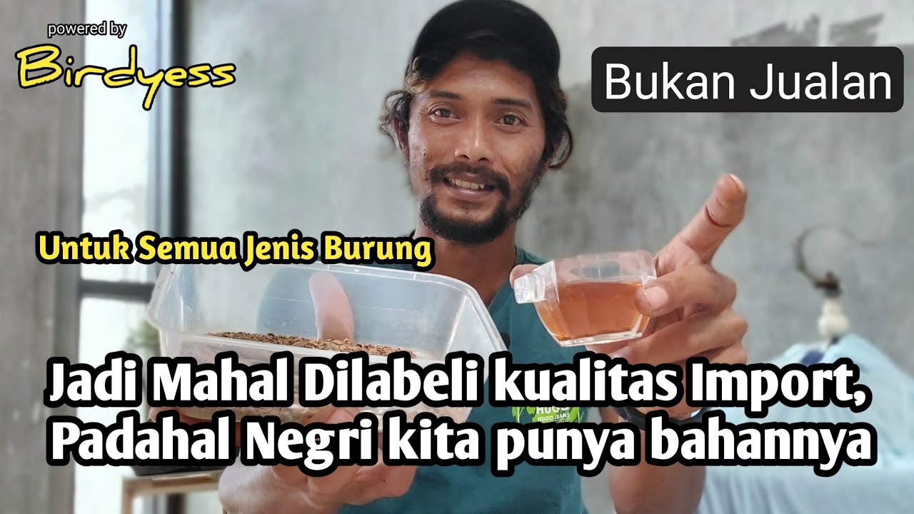 Один ингредиент эквивалентен качественному импортному корму, который заставляет птиц петь