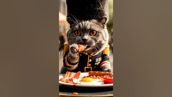 Video 11040071: british, cat eating