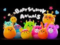 Baby Sensory Animals - Fun Sensory Video for Babies and Toddlers! Animation with Music!