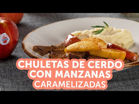 Video: Chuletas De Cerdo Con Manzanas