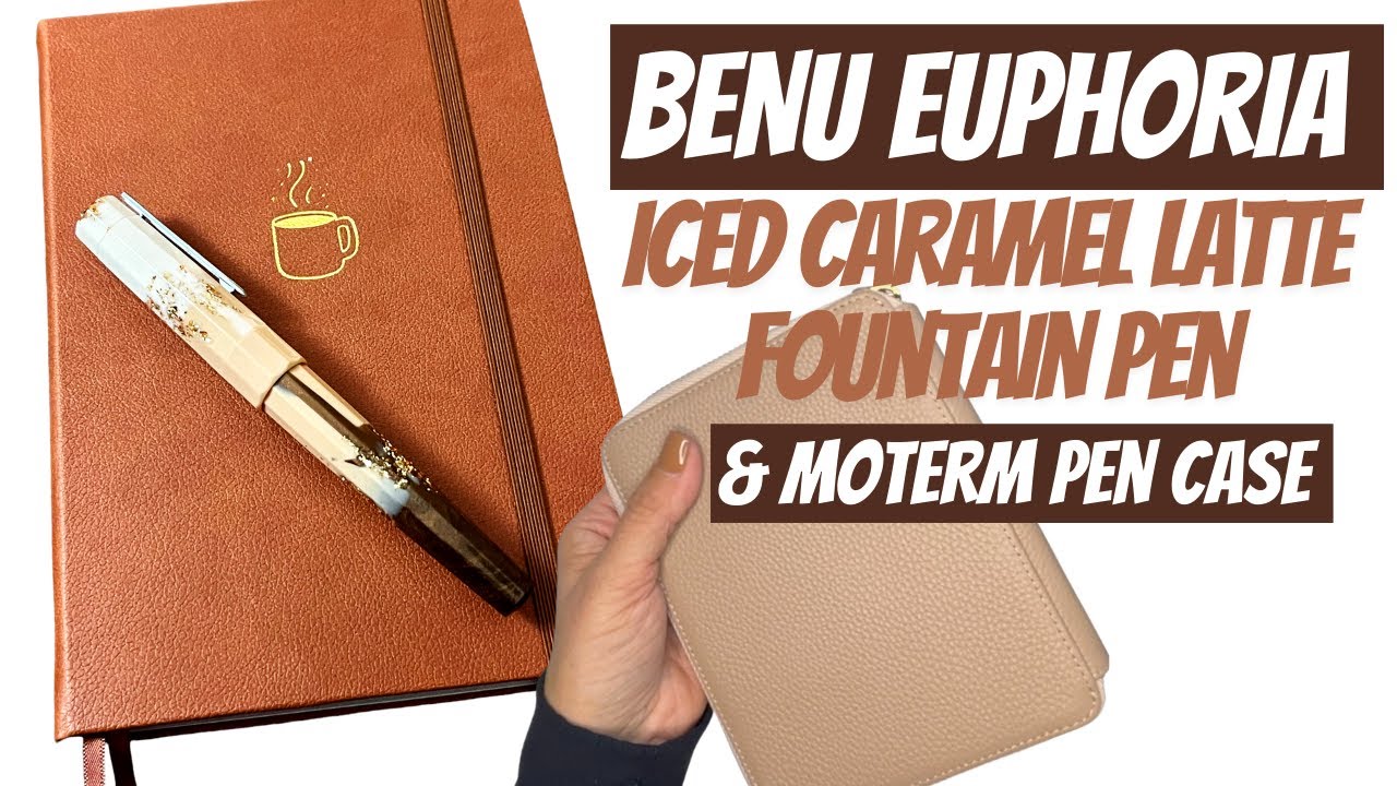 Benu Euphoria Fountain Pen - Iced Caramel Latte (Special Edition) - Fine