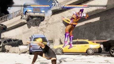 Dead or Alive 6 Helena vs La Mariposa CPU vs CPU AI vs AI (hardest level 8)