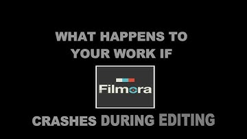 Recover unsaved Filmora project after crash