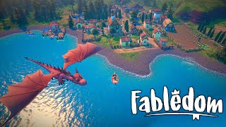 LIVE | Fabledom Gameplay  Relaxing City Builder Inspired by: Foundation & Kingdoms and Castles