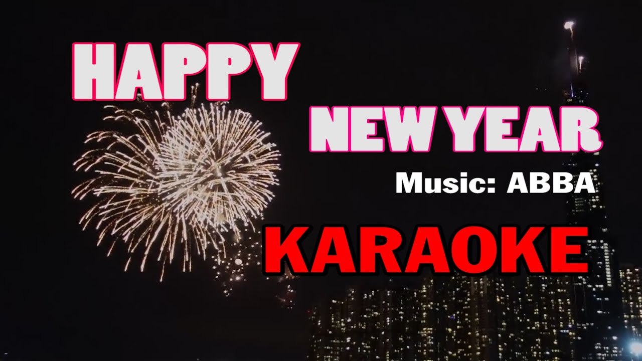 Happy New Year (Abba) - Karaoke KEY G - Happy New Year 2023