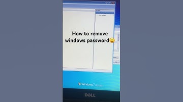 Remove windows password 😵 #youtube #dell #robot #computercomponents #nft #computerrepair