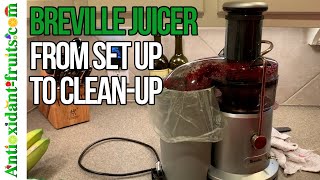 Breville Juicer: How to Use from Set Up to Clean Up by antioxidantfruits 7,513 views 3 years ago 9 minutes, 32 seconds