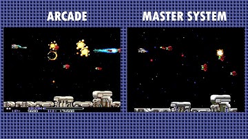 Arcade Vs Master System - R-Type