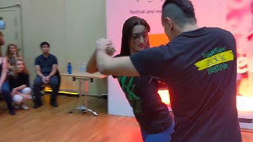 WZF2019: Aline & Michael in Friday class demo ~ Zouk Soul