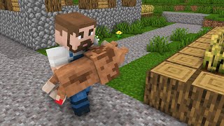 Wolf Life 5: Farmer Saves The Wolf - Minecraft Animation