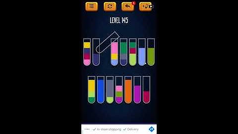 Water Sort Puzzle - Color Liquid Sorting Game Level 145 Solution