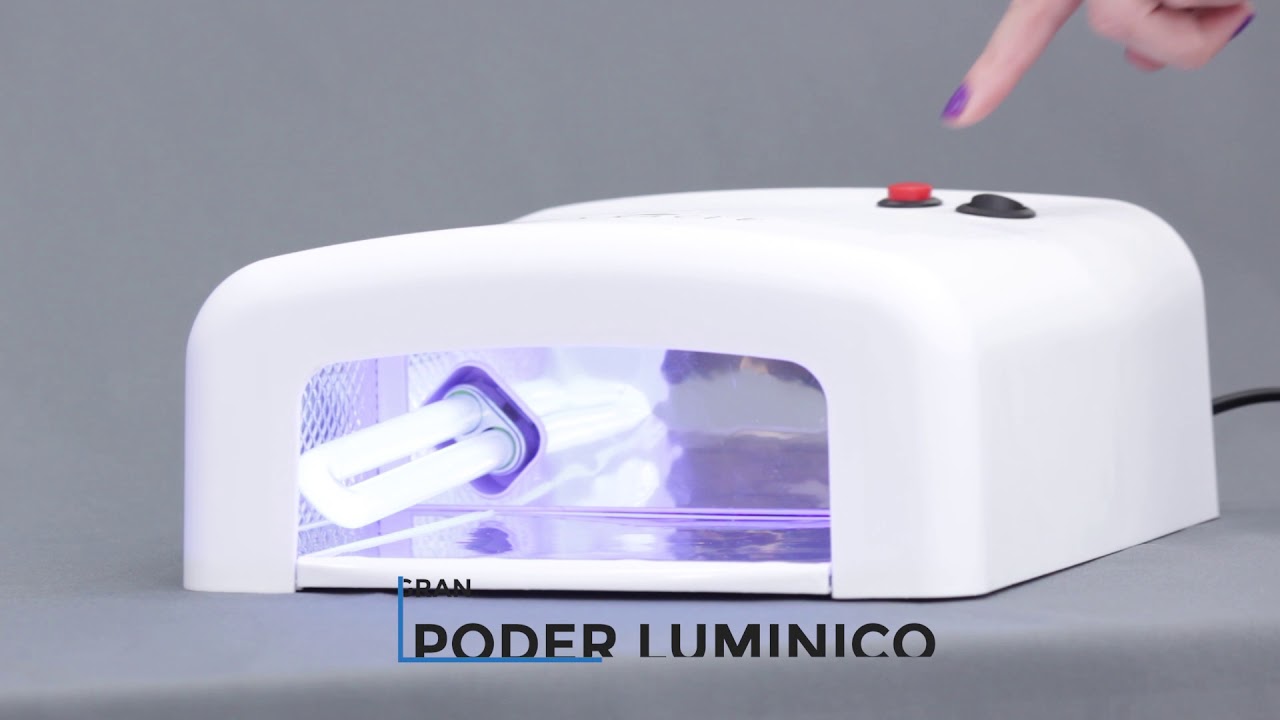 Cabina Para Uñas 36 W Easy Nail Con Timer - YouTube