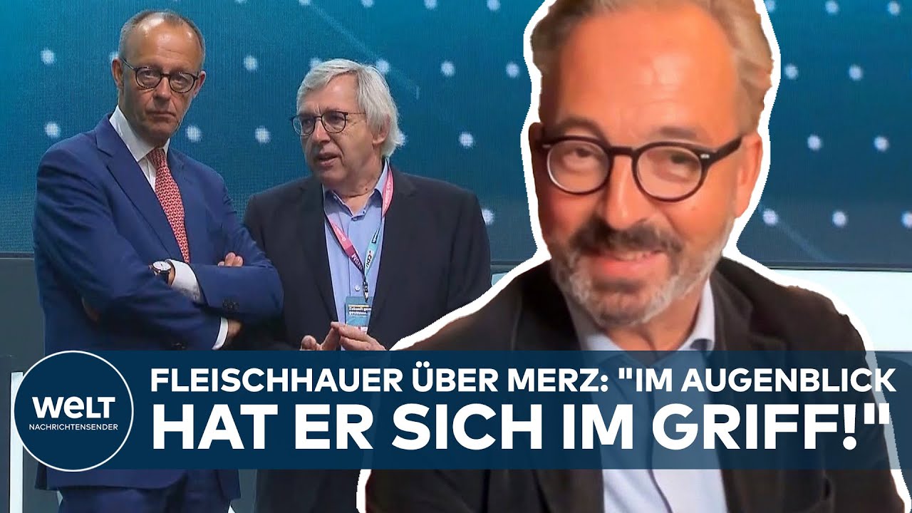 Interview mit Friedrich Merz beim CDU-Parteitag am 08.05.24