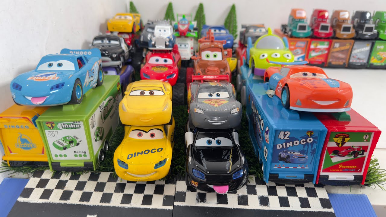 Disney Pixar Cars Unboxing Review | Full Lightning McQueen, Tow Mater, Doc Hudson, Sally, Mack