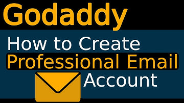 How to create professional email account in godaddy 2025