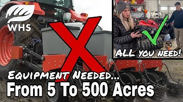 Basic Food Plot And Land Equipment Needed