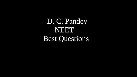 D. C. Pandey NEET Best questions of Modern Physics sheet part-01