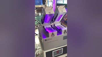 UV LED curing system for flexo printing machines