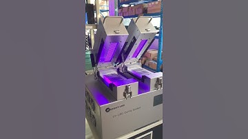 UV LED curing system for flexo printing machines