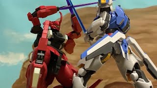 ガンプラコマ撮り HGダリルバルデ 組み立て　gunpla stop motion HG DARILBALDE