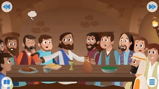 Biblia para Niños - La última cena de Jesús - Juan 13
