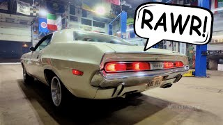 Winter Muscle Car Test - 1970 Dodge Spins Tires INDOORS by Nick's Garage 10,001 views 2 months ago 4 minutes, 3 seconds