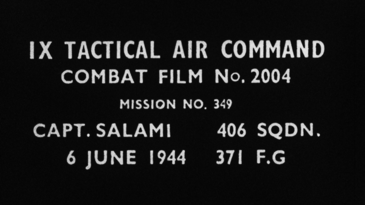 D-DAY P-47 Fighter Gun-Camera Footage, Normandy, June 1944 | 16mm Film Scan