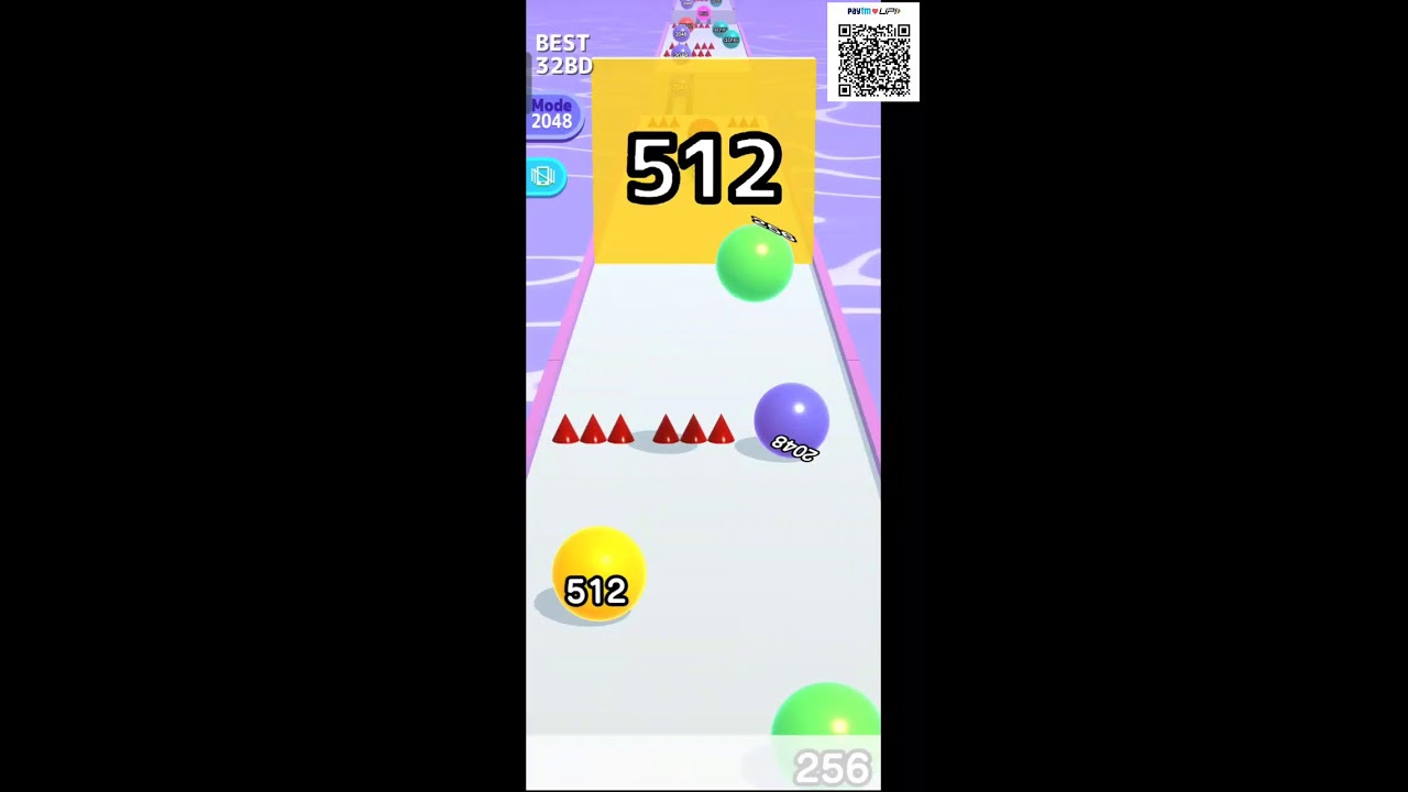 Star_gamer_girl  2048 Ball Run 😱 Last Level Impossible Challenge