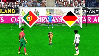 Ronaldo vs Ilkay Gundogan। PORTUGAL VS Germany FIFA WORLD CUP FINAL PLENTY SHOOTOUT KICK GOAL।FIFA23