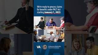 PACT Act - Apply within the First Year