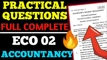 Eco 02😠 Practical Important Questions | Complete Strategy🔥