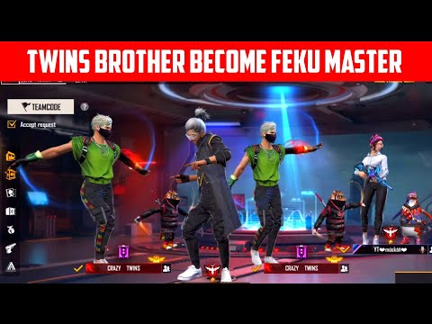 Twins Brother Become ' Feku ' Master ?? 😂😂 || #shorts #factfire #freefireprankvideo