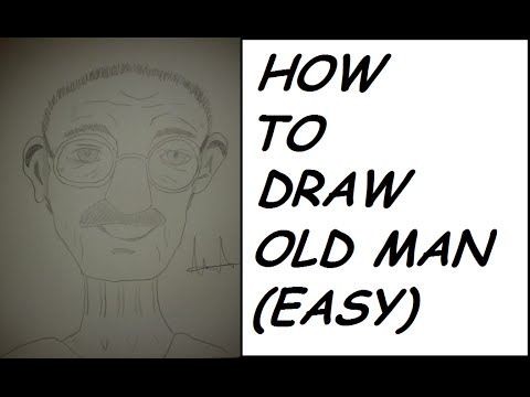 How to Draw - Old Man *Realistic* (Easy) - YouTube