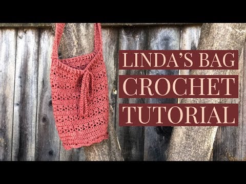 ♡ Easy Crochet Bag/Purse -- "The Linda Bag" Tutorial (Dedication to My Mom)♡