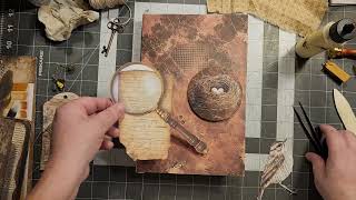 Field Study Bird Journal Cover Creation; Finishing Inside with Stamping and Final Flip Thru !