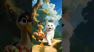 The Cat And The Ducks Apple Tree Heartwarming Moral Story For Kids Animal Cartoon By Storypaws