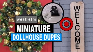 DIY Miniature Crafts for Decorating Dollhouses