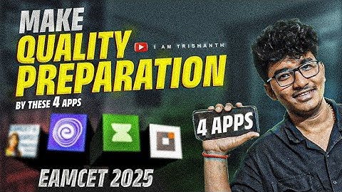 preparation apps for EAMCET 2025 🎯