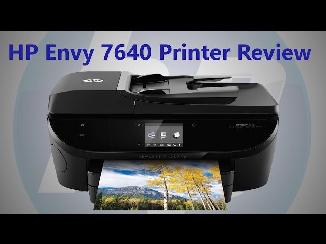 HP 7640 Printer Review and - YouTube