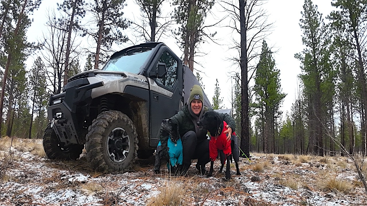 The Ultimate Peaceful UTV Snow Camp: Central Oregon Winters Are Better with Dogs!
