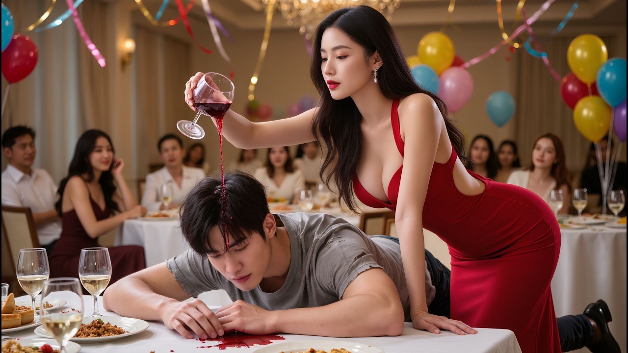 同学会被校花红酒洗头侮辱，捡破烂穷小子竟是全球首富，黑卡一掏班主任跪求原谅！