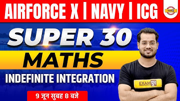 Navy AA/SSR/Airforce XY/Coast Guard GD Maths Classes | Indefinite Integration |Math by vivek rai sir