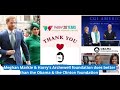 Meghan Markle &amp; Harry&#39;s Archewell foundation does better than the Obama &amp; the clinton foundation