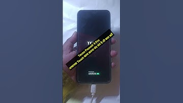 Tecno Pouvoir 4 Pro Touch screen not working