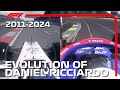 Evolution of daniel ricciardo in f1 f1 2011  2024