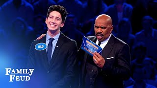 WOW! Milo Manheim CRUSHES Fast Money! | Celebrity Family Feud