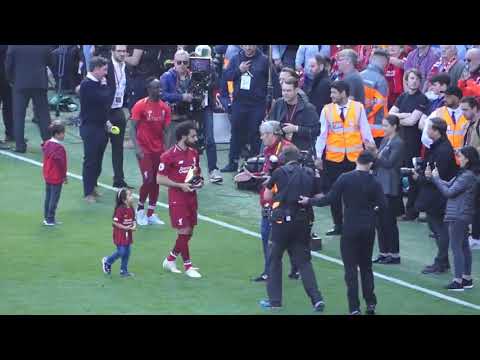 مكه محمد صلاح تحرز هدفين في الأنفيلد ..