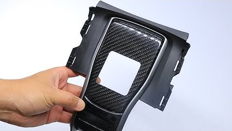 2017-2021 Honda Civic Type R Carbon Fiber Shift Boot Delete Cover Install